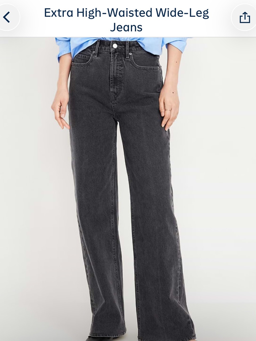 Woman’s Black Denim Jeans